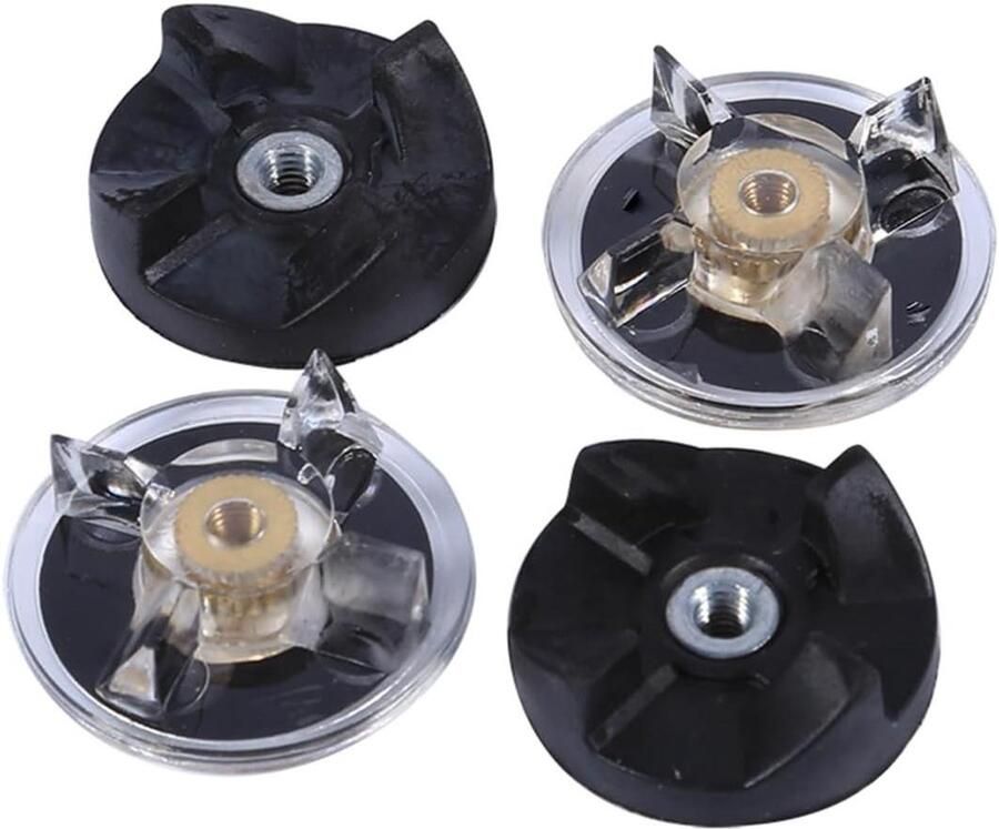 Vervangende Tandwielen Mixer Reserveonderdelen Juicer Apparaat Repareren Omgekeerde Schroefdraad 3.2 cm Diameter Zwart