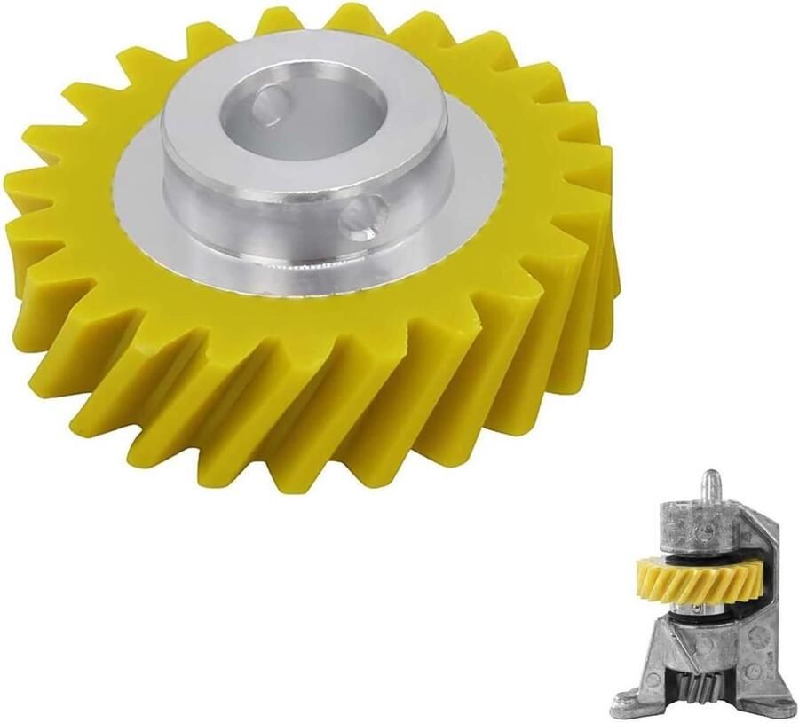 Vervangende Worm Gear voor Keukenmachine Eenvoudig te Installeren Onderdelen voor Mixers Geschikt voor W10112253 en Meer