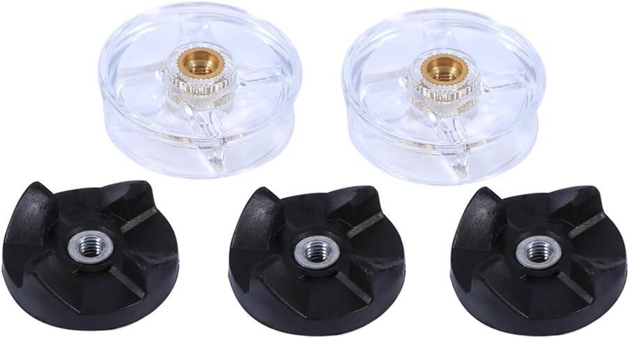 Vervanging 2 Base Gear 3 Bladen Rubberen Tandwielen Reserveonderdeel voor Magic 250W Juicer ServiceTopper