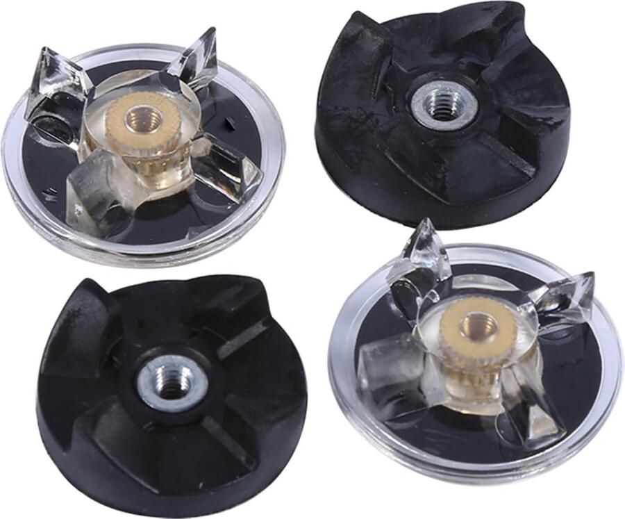 Vervanging 2 Basistandwielen & 2 Rubber Mestandwielen voor 250W Sapcentrifuge Sunicon