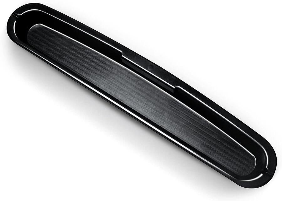 Vervanging Druppelbak Vet Lade Grill Schoonhouden Hittebestendig Plastic 38 cm Breed Zwart