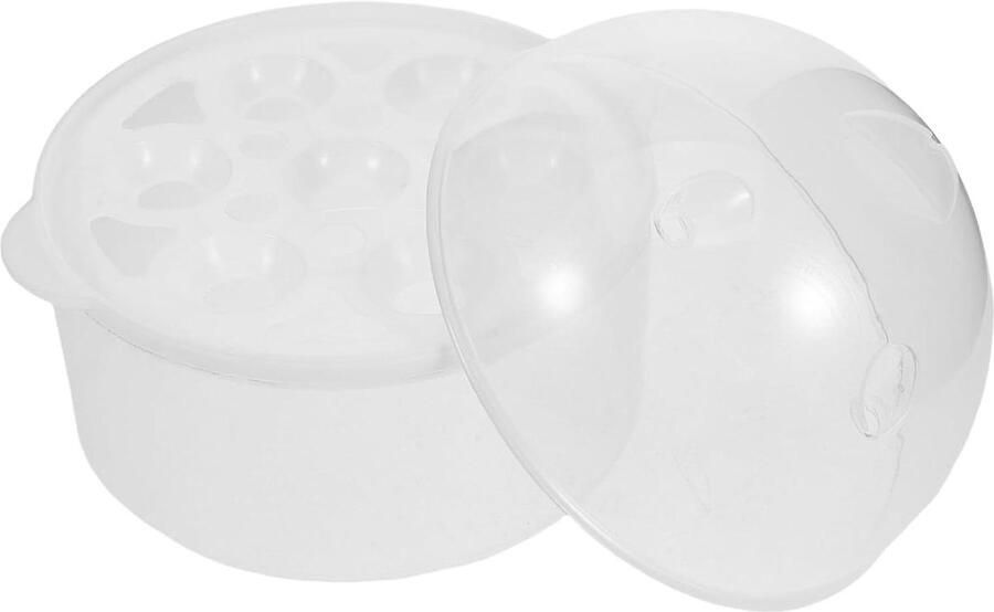 Vervangingsdeksel Eierkoker Stoomrek Deksel Eieren Koken Universele Compatibiliteit 16x15x15 CM Transparant