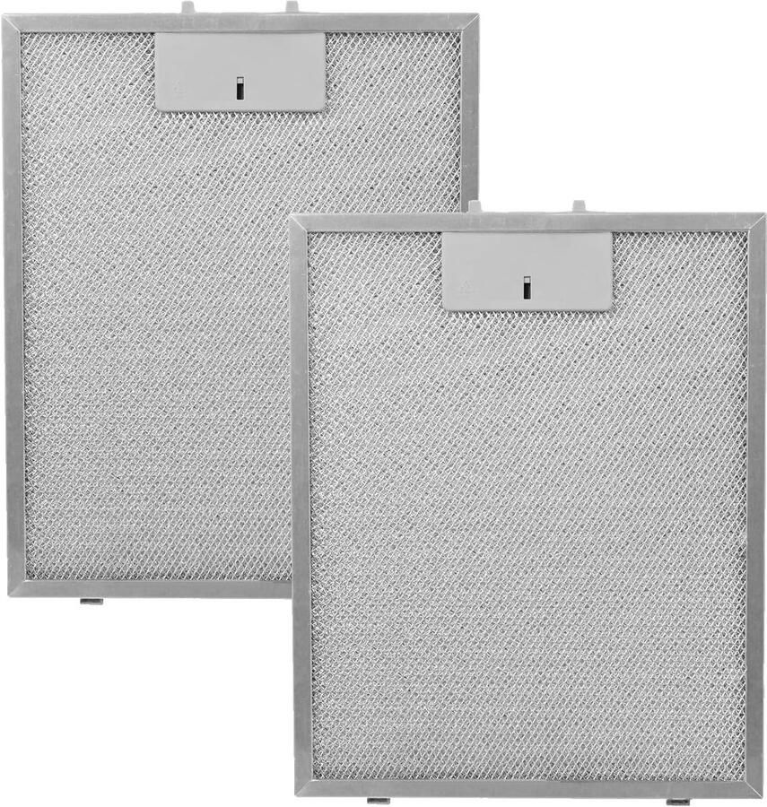 Metalen Filter voor Afzuigkappen 298 x 239 mm Aluminium 2 Stuks