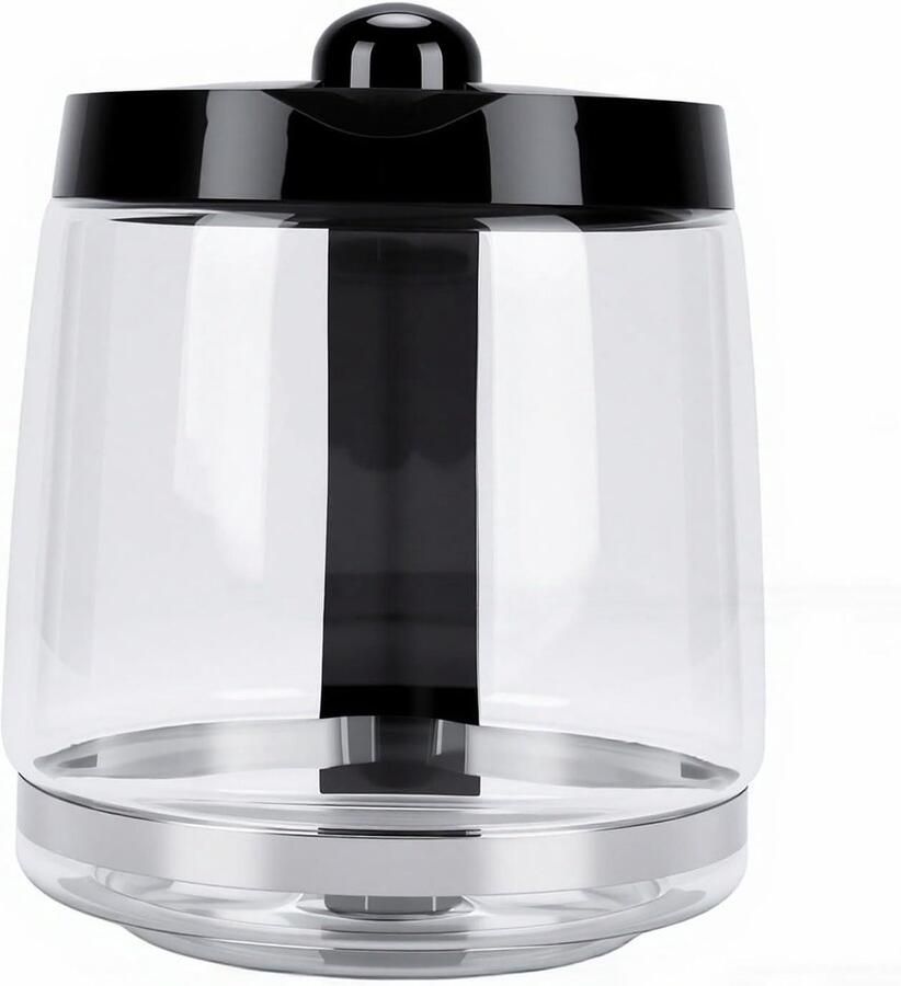 Vervangingskaraf Koffiezetapparaat Glazen Koffiekan Dagelijks Koffie Zetten Hittebestendig Borosilicaatglas 1.8 Liter Transparant