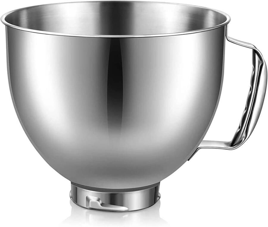 Vervangingskom Keukenrobot Roestvrijstalen Kom Dagelijks Bakken Verdikte Structuur 45-5 Liter Zilver