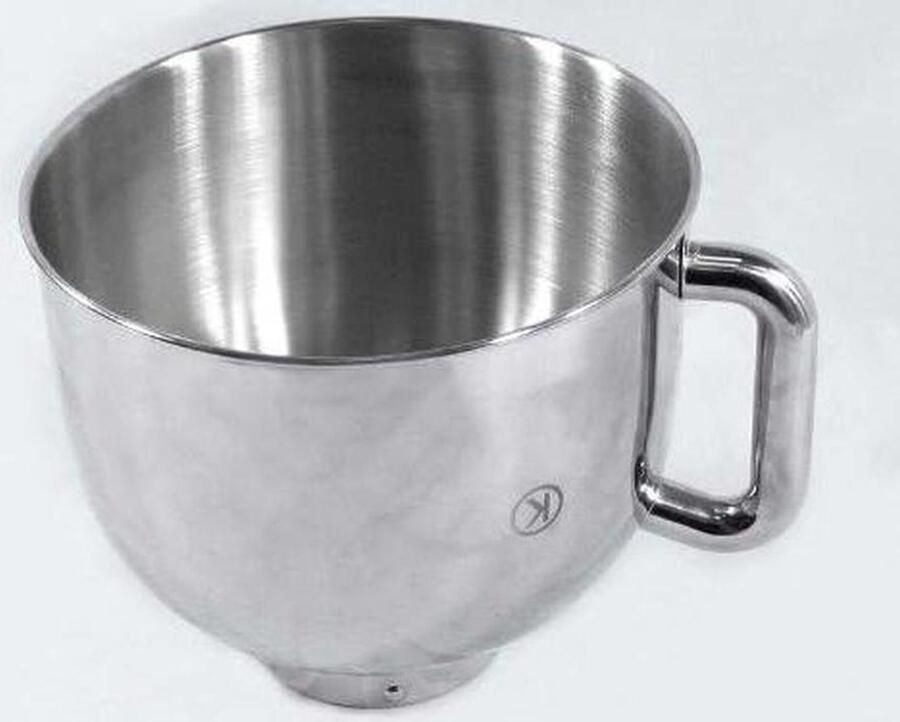 Vervangingskom Mixer Reserve Kom Keukenwerk Met Handvat 15 Liter Zilver