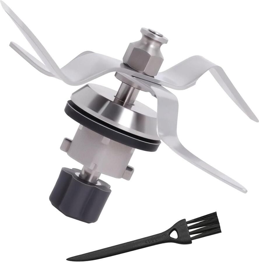 Vervangingsmes en Reinigingsborstel voor Monsieur Cuisine Connect en Smart Accessoires voor Keukenmachines Roestvrij Staal Mes Set voor Efficiënt Koken