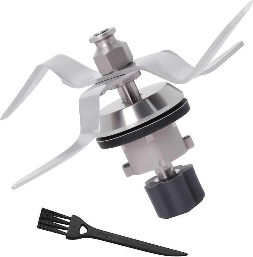 Vervangingsmes en Reinigingsborstel voor Monsieur Cuisine Food Processor Hoogwaardige RVS Accessoires Mes Set voor Koken en Bereiden van Maaltijden