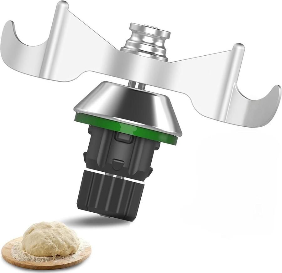 Vervangend deegmes voor keukenmachine RVS mengmes accessoire voor bakken ideaal voor deegbereiding en koken