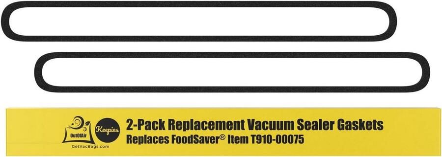 Vervangingspakkingen voor FoodSaver vacuümafdichters Sets van 2 schuimpakkingen voor optimale sealkracht