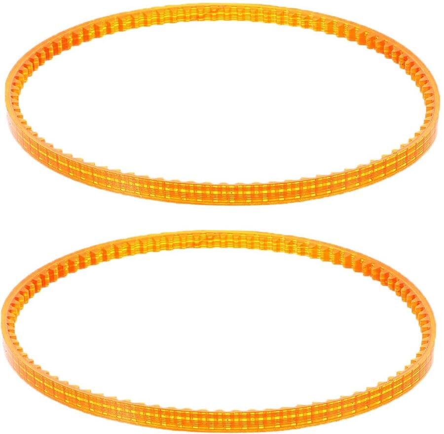 Vervangingsriemen Suikerspinmachine banden Apparaatonderhoud Stevig PVC materiaal 2 stuks Oranje