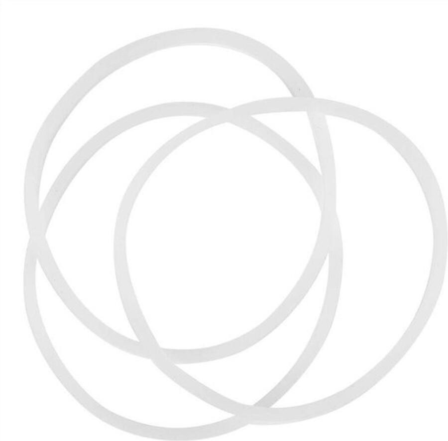Vervangingsringen Rubber O-ringen Duurzaam en flexibel 6 stuks Geschikt voor blender en sapcentrifuge Magic Flat Cross Blade