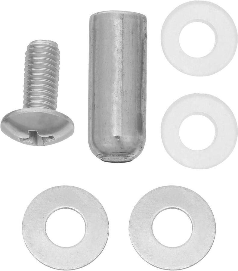 Vervangingsset Keukenmachine Reparatieset Aslager Voedselbereiding Robuuste Metalen Constructie 2 cm Schacht Zilver