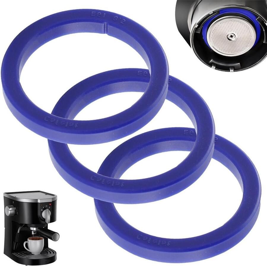 Vervangende O-Ringen voor E61 Zetgroep 3 Stuks 73 x 57 x 8.5 mm Duurzaam en BPA-vrij Geschikt voor Espresso Machines