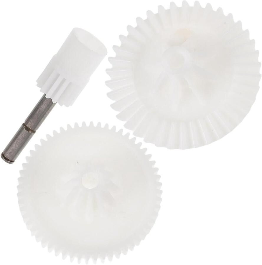 Vervangingsset Vleesmolen Tandwielen Reparatieset Keukenapparaat Vlees Verwerken Robuuste Constructie 7.5 cm Wit