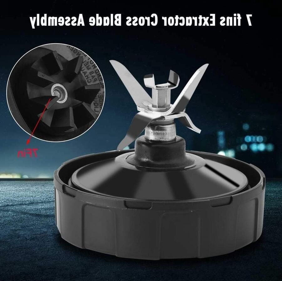 Vervangmes voor blender met 1000W of 1500W geschikt voor juicers en mixapparaten 7-vleugelig ontwerp - Foto 1