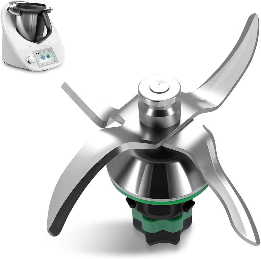 Vervangmes voor hoogwaardige keukenmachine roestvrijstalen mixmes voor crushen roeren en pureren van ingrediënten accessoires voor voedselverwerking eenvoudig te reinigen en duurzaam