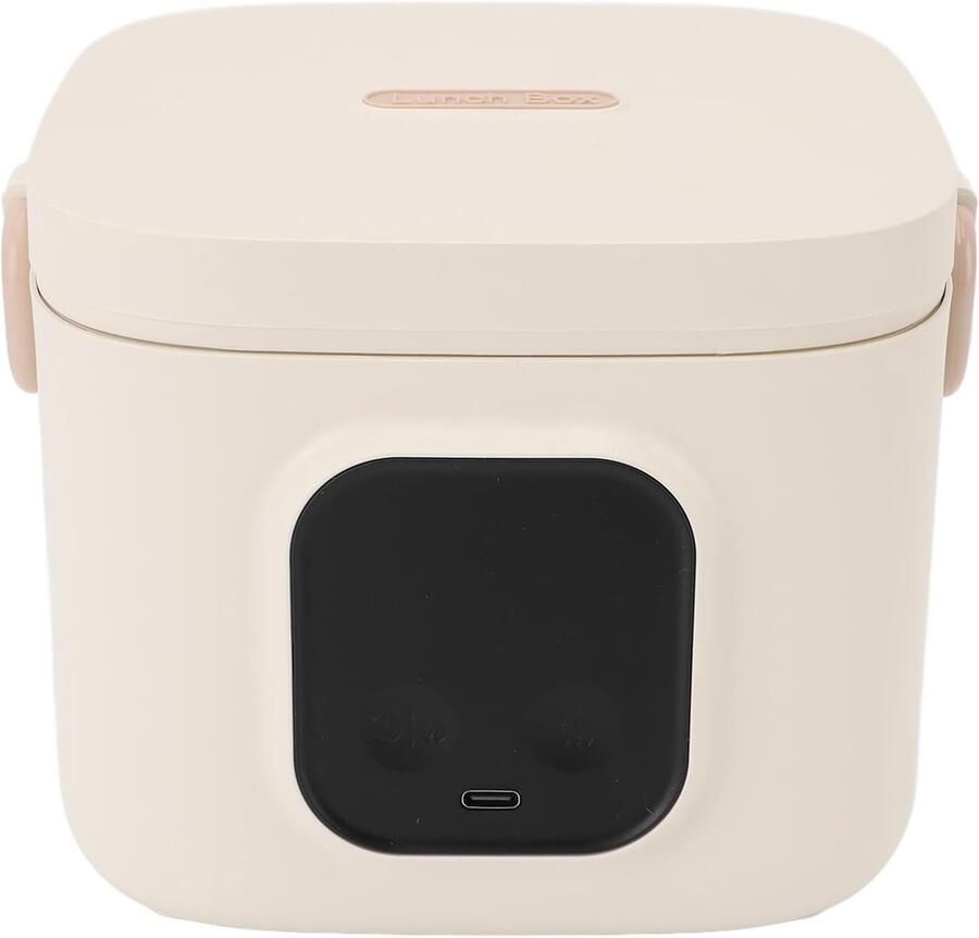 Verwarmde Lunchbox Voedselwarmer Thermos Warme Maaltijd Onderweg Constante Temperatuur Verwarming 800Ml Capaciteit
