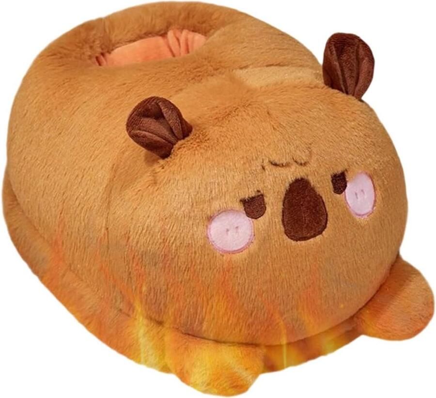 Verwarmde Voetenwarmer Pluche Voetenkussen Binnen Opwarmen Dierenstijl Design 30x38x25cm Multicolor