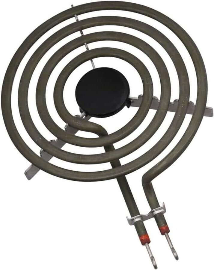 Verwarmingselement Kookplaat buis Luchtverwarming 4 ringen ontwerp 6 inch Zilver