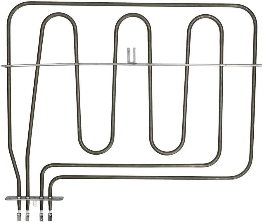 Verwarmingselement Oven Hitte-element Oven Reparatie Dubbele Kracht 44.5 x 38 cm Zilver