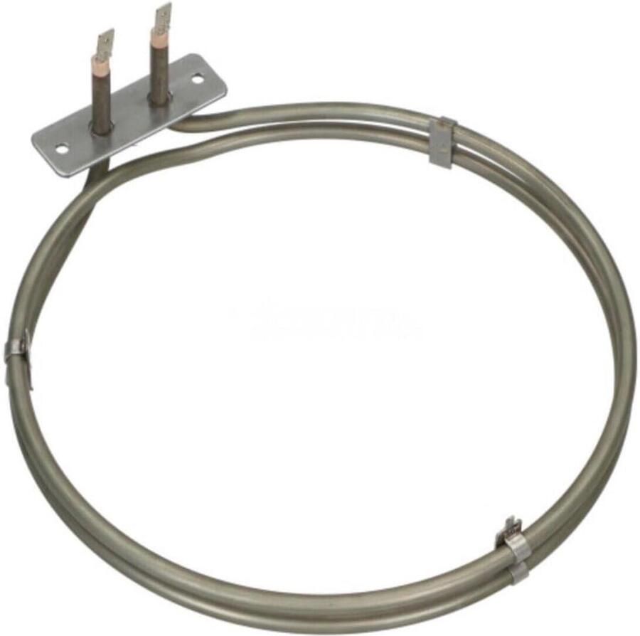 Verwarmingselement Oven Ovenonderdeel Oven Reparatie 2400W Ventilator 22.5 x 20.5 cm Zilver