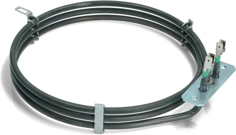 Verwarmingselement Oven Ovenonderdeel Oven Reparatie Ventilator Ondersteuning 22 x 19 x 7 cm Zilverkleurig