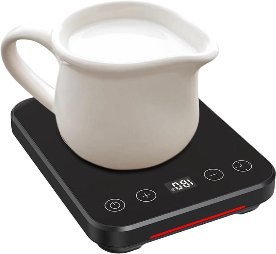 Verwarmingsmat Gistverwarmer Timer Brood Bakken Intelligente Temperatuurregeling 15 x 11.7 x 2.2 cm Zwart