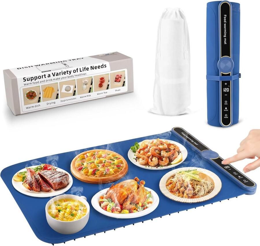 Verwarmingsplaat Elektrisch voor Borden en Food Warmer 9 Temperaturen & Timer