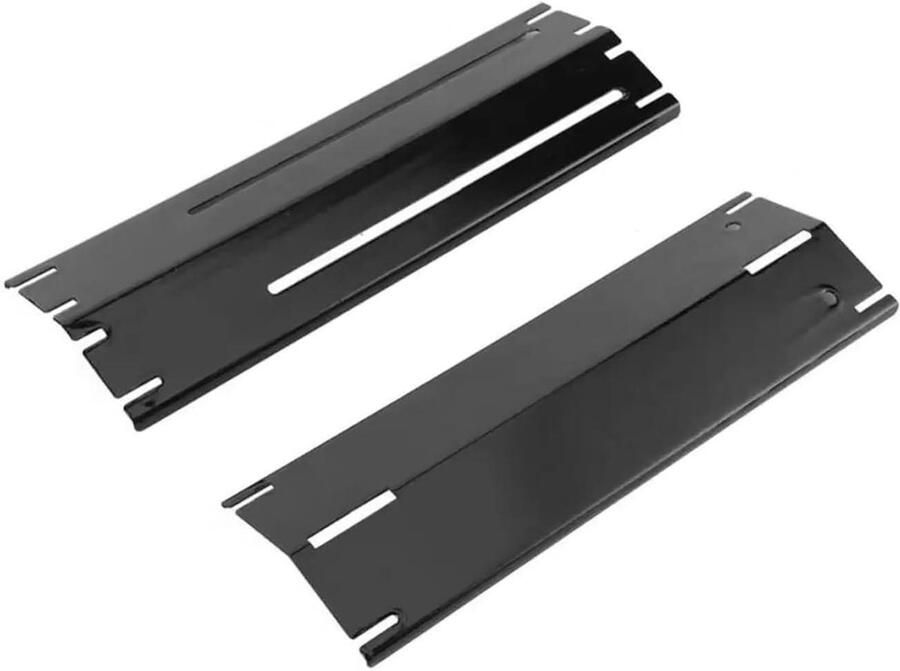 Verwarmingsplaat Grill Universele Grillplaat Buiten Koken Verstelbare Lengte 298 x 97.5 mm Zwart