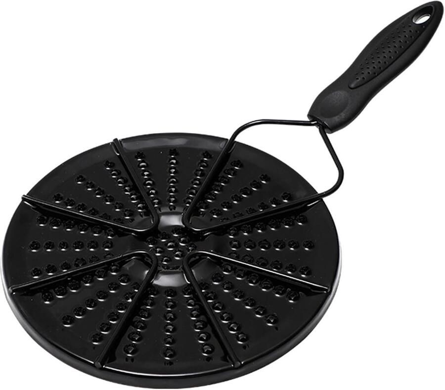 Verwarmingsplaat voor de keuken 7.4 inch reducer met handvat vlambeveiliging en hittebestendig ontwerp voor gasfornuizen en glazen kookplaten