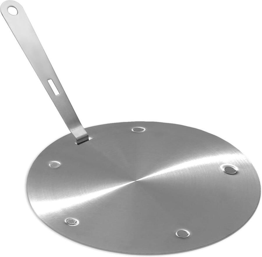 Verwarmingsplaat voor inductiekookplaat 24 cm inductieadapter converterdisc met afneembare handgreep isolerend en efficiënt koken