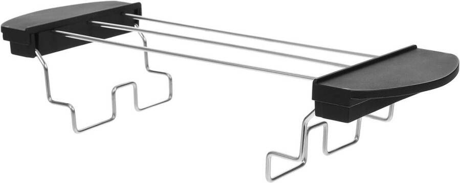 Verwarmingsrek voor broodrooster braadaccessoires RVS Brood Bagel Broodrooster Compartiment Grillen Rack Metalen Houder voor Home Keuken Accessoires