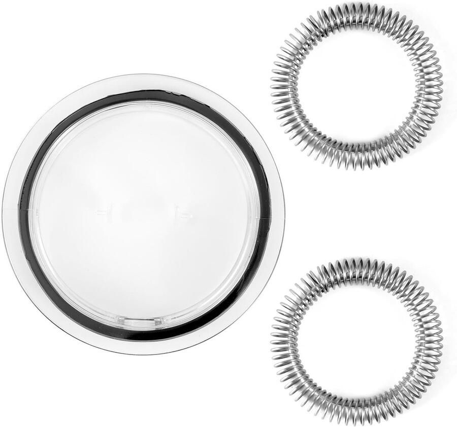 Verwisselbare Spring Whisks en Deksel voor Melkschuim Accessoires voor Koffiemachines Geschikt voor Nespresso Aeroccino 3 4 Plus