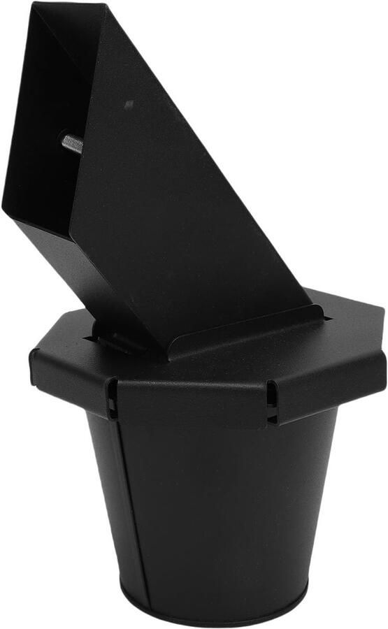 Vet opvangbak Grill Vetbak Grillaccessoires Schoon Grillen Gesloten Ontwerp 19.99 x 14.99 x 14.99 cm Staal