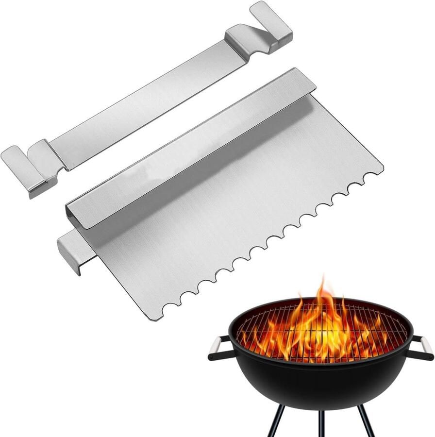 Vetblok Rooster Vetstopper Grill Plat Grillen Licht Gebogen Curve 15 x 7 x 3 cm