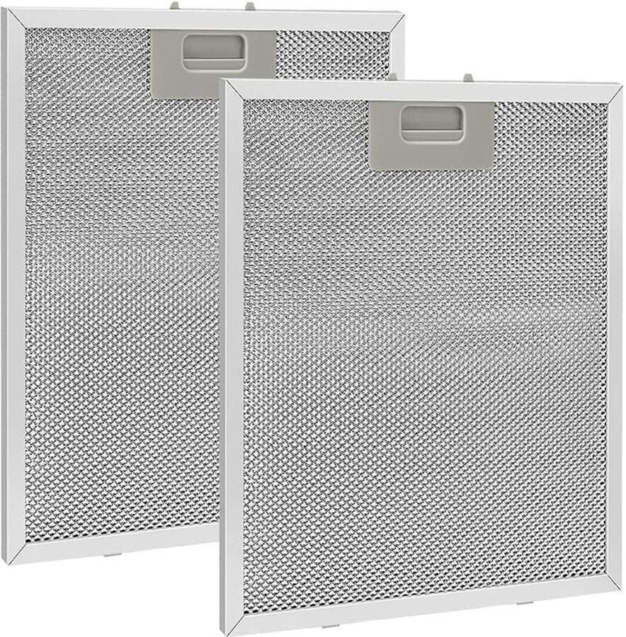 Universele Metalen Vetvangers – 320 x 260 mm Set van 2 Geschikt voor Meeste Afzuigkappen