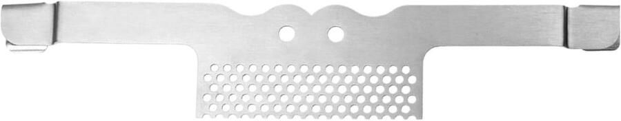 Bakplaat Gereedschapshouder Grill Vetopvang Buiten Koken 2-in-1 Ontwerp 30x5.8 cm Zilver