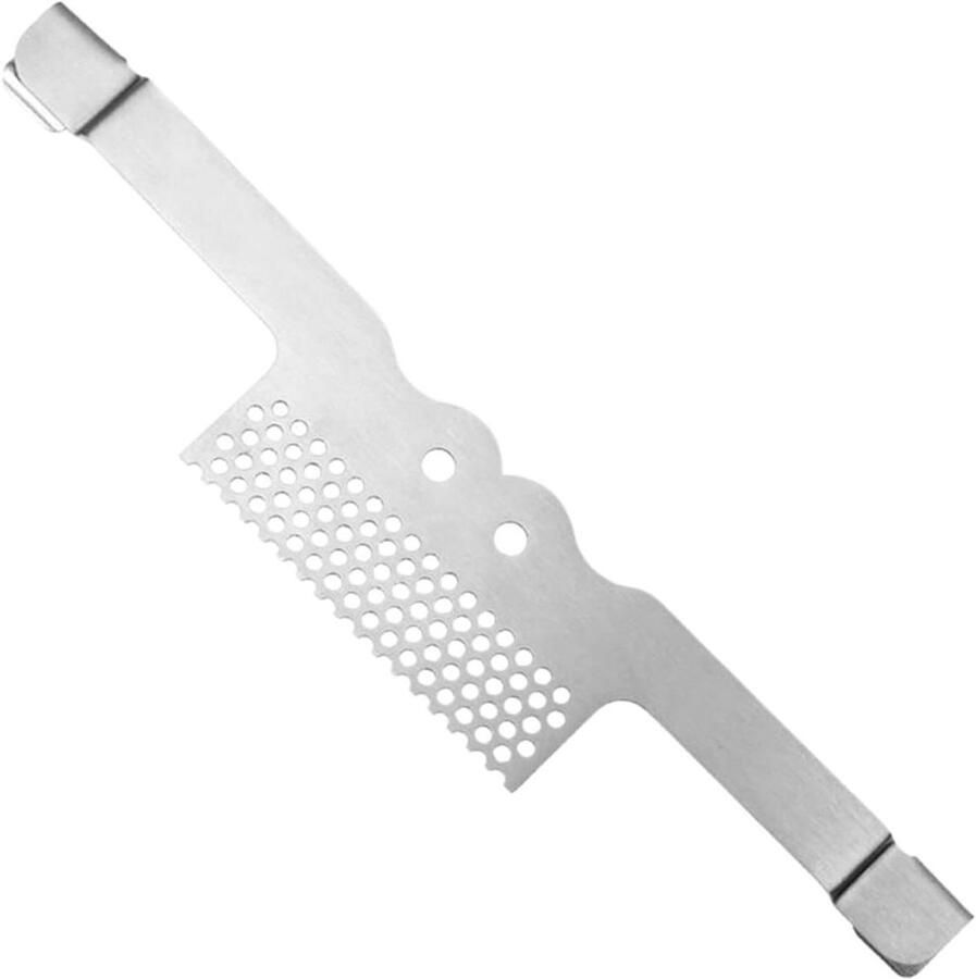 Vetopvangbak Bakplaat Gereedschap Standaard Barbecue Koken Roestvrij Staal 30x5.8 cm Zilver