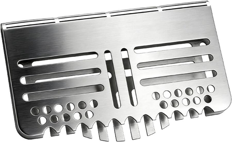Vetopvangbak Grill Barbecue Accessoire Schoon Grillen Roestvrij Staal 14.5 x 10.7 cm Zilver