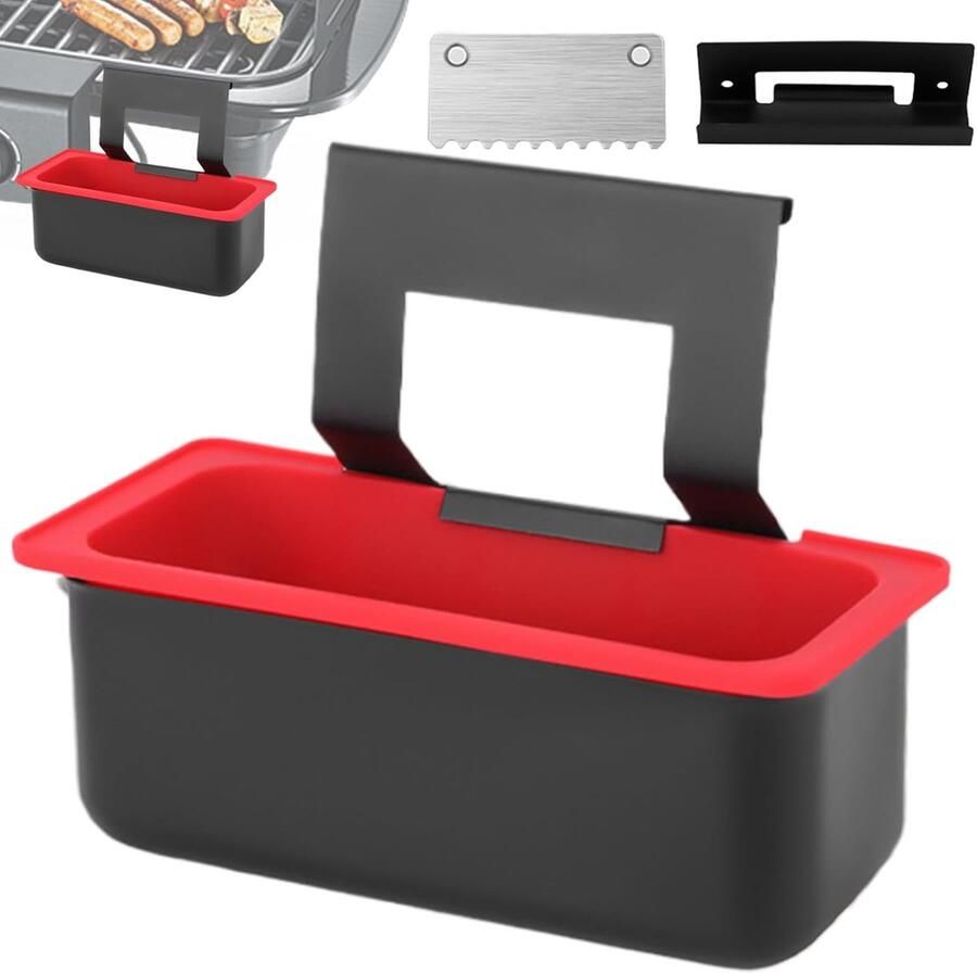 Vetopvangbak Grill Vetbak Liners Schoon Grillen Hittebestendig Siliconen 20 x 9.5 x 8 cm