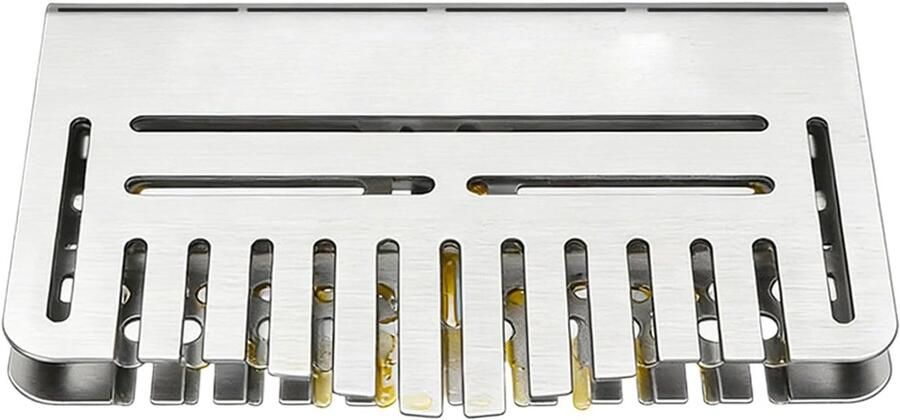 Grill Vetafvoer Klep Vet Opvangbak Schoon Grillen 360 Graden Draaibaar 14.5 x 10.7 x 1.3 cm
