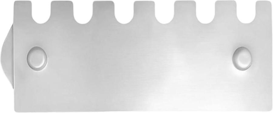 Vetopvangbak Grillplaat Vetvanger Afdruipbak Hygiënisch Grillen Magnetische Randbevestiging 15 x 5 x 2 cm Zilver