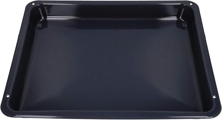 Vetpan Bakplaat Ovenplaat Geëmailleerd Bakken en Braden Duurzame Emaille Coating 425x360x43mm Grijsblauw