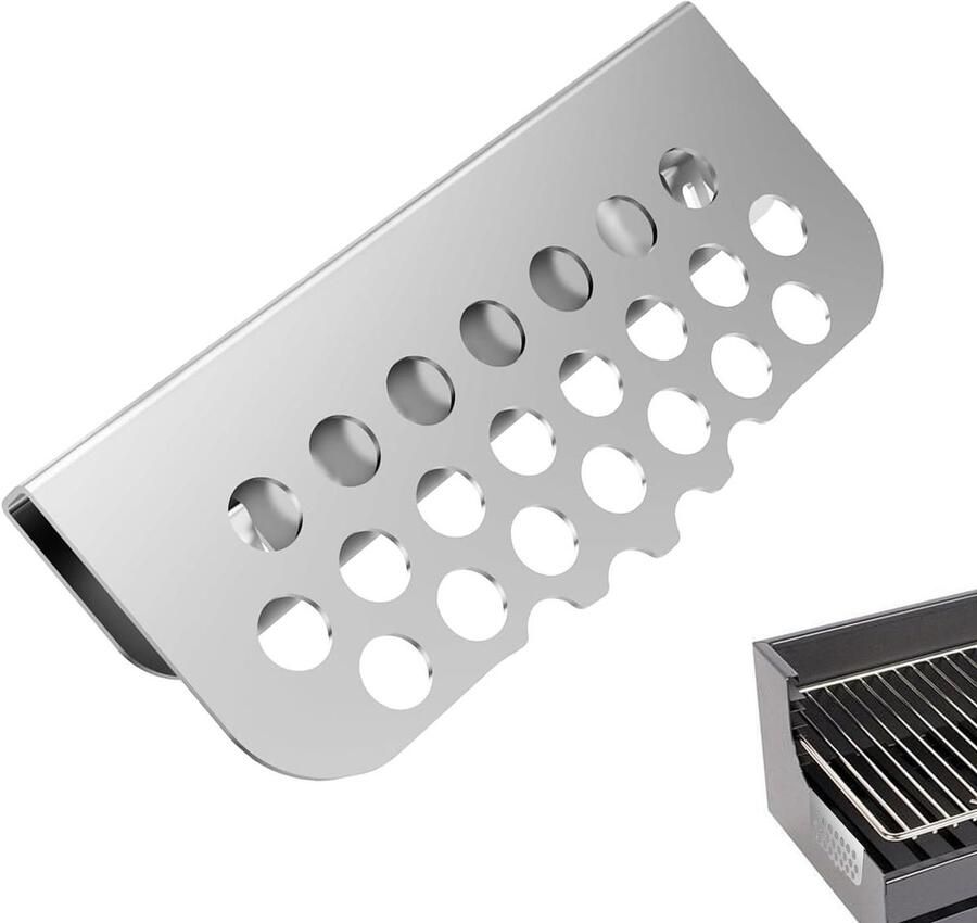 Vetreservoir voor barbecue afdruipbak van hoogwaardig roestvrij staal universeel inzetbaar voor pannen druppelbescherming voor grill en keuken praktisch