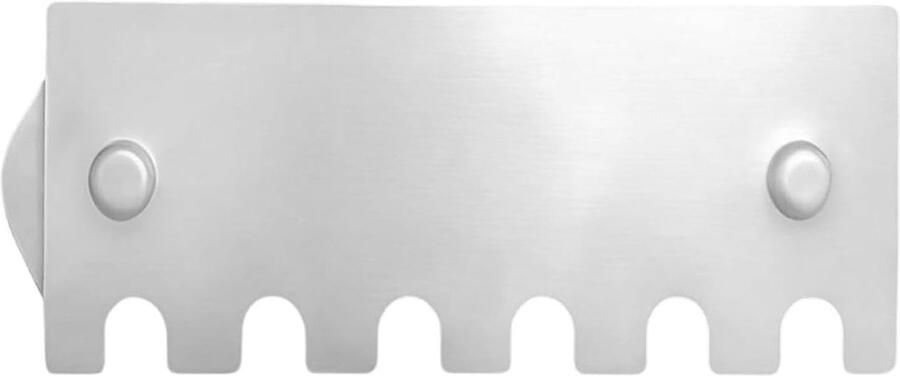 Vetschotvanger Roestvrij Staal Grill Bescherming Outdoor Koken Magnetische Bevestiging 15 x 5 cm Zilverkleurig