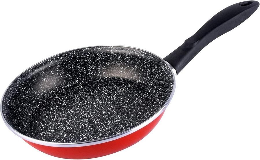 Vette Koekenpan 20 cm Vitrified Staal Antiaanbaklaag Geschikt voor Inductie