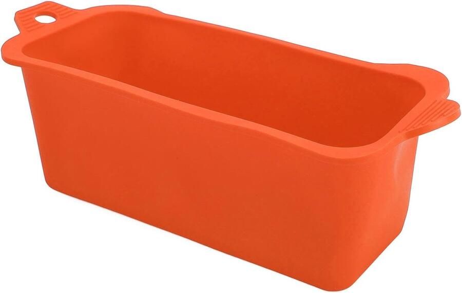 Vetvanger Voeringen Siliconen Bakplaat BBQ Schoonmaken Herbruikbaar & Hittebestendig 7 x 2 cm Oranje