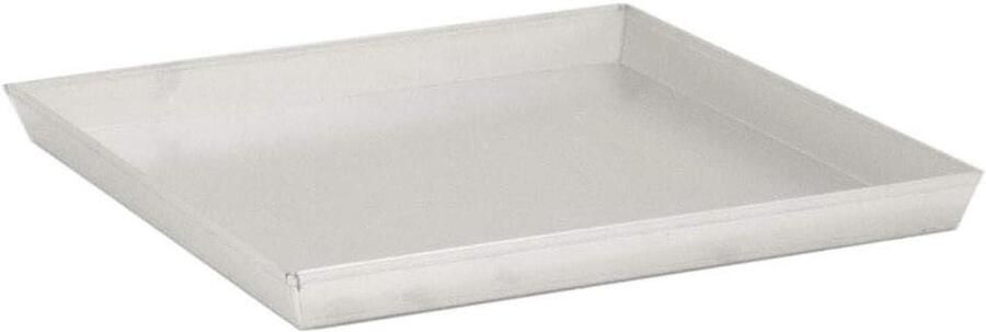 Vierkante Bakplaat Aluminium Plaat Oven Gebruik Voedselveilig Aluminium 37x37 cm Grijs