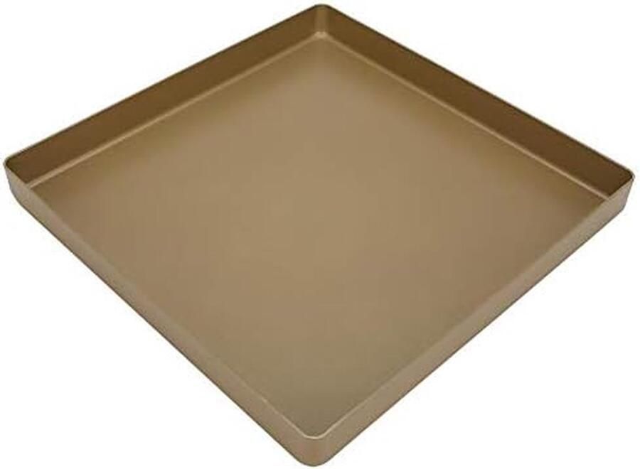 Vierkante Bakplaat Bakvorm Brood Pizza Koekjes Bakken Non-stick Aluminium 28x28x3 cm Grijs
